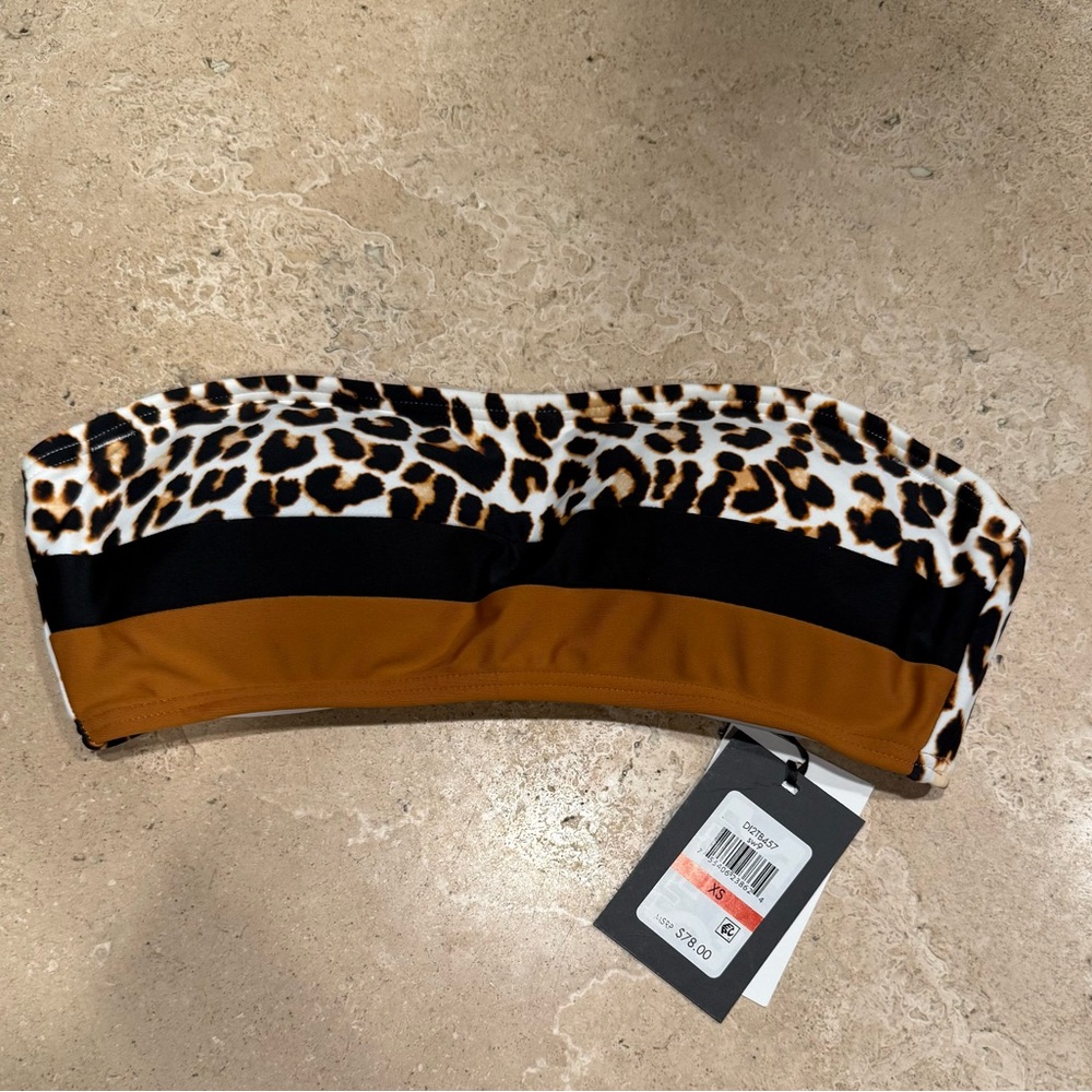 Leopard Print Bandeau Top
